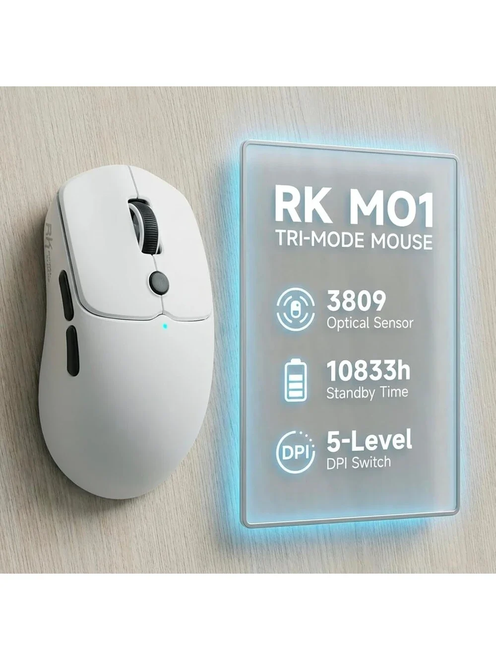 RK Royal Krudge MO1 Wireless Mouse 55g Lightweight
